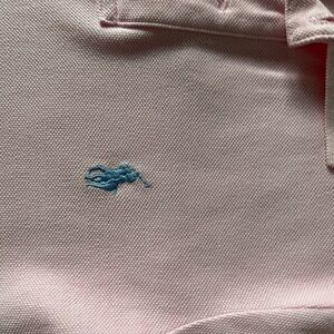 Ralph Lauren Pink Polo with Navy Label